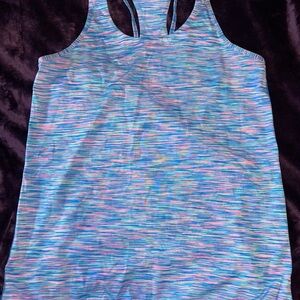 Tek Gear Blue and Pink Relaxed Tank Top